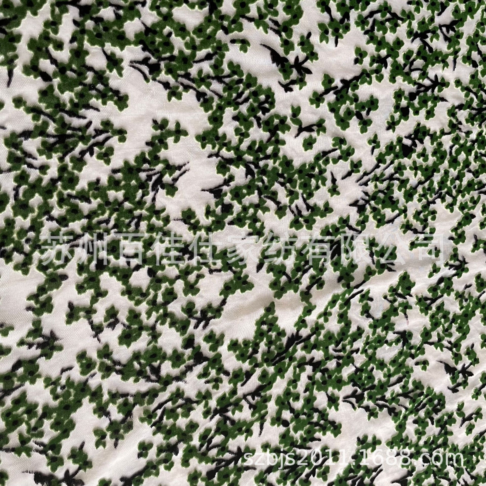 长期供应锦绒五彩烂花印花面料