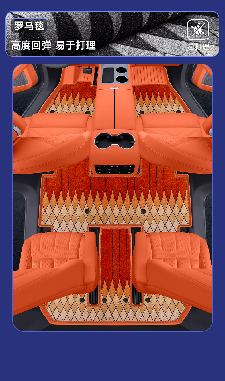 Haval Great Wall H10 special floor mats, TPE eco-friendly, original car color, waterproof, stain-resistant, wear-resistant, car modification floor mats