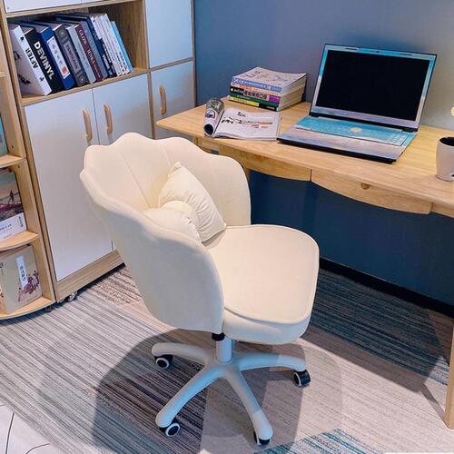 Chair Girls Cute Bedroom Dormitory Computer Chair Comfortable Swivel Lift Backrest Desk Chair Cosmetic Stool Writing Chair