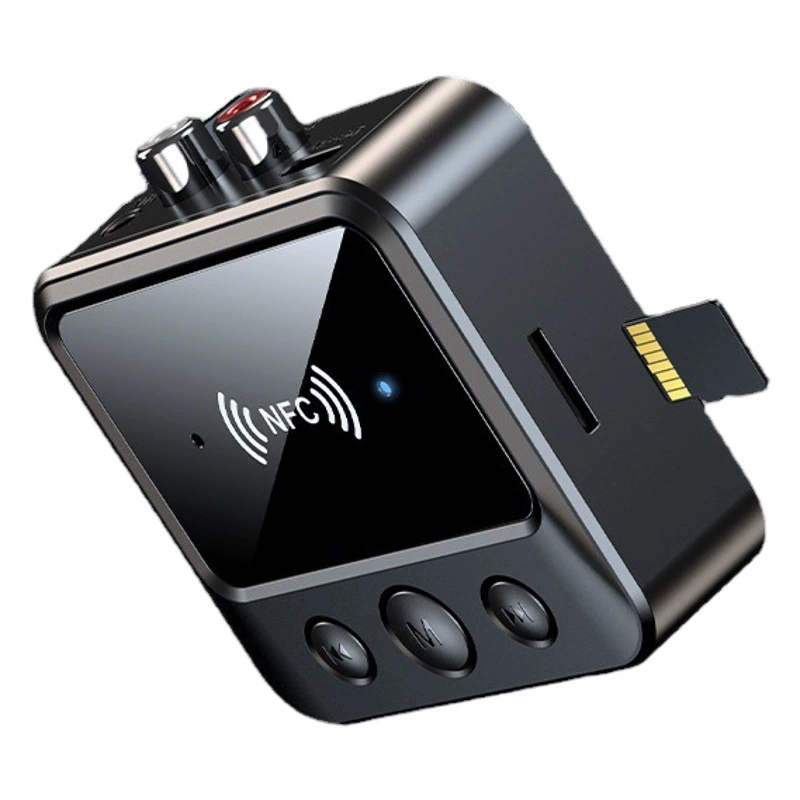 NFC быстрое соединение Bluetooth-приемник 5,1 аудиоадаптер двухканальная поддержка TF-карты MP3-плеер усилитель RCA