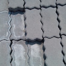 S形连锁砖路面砖 广场人行道公园草坪砖 码头砖 波浪连锁砖块