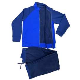 厂批新款消防冬季加绒长袖体能训练服防寒加厚保暖跑步运动服套装