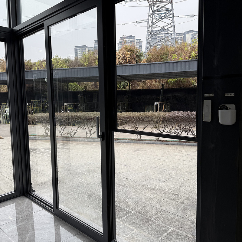 Outdoor Sliding Doors for Balconies, Villa Sliding Doors, Kitchen Aluminum Alloy Glass Partition Doors, Manufacturer with Silent Design