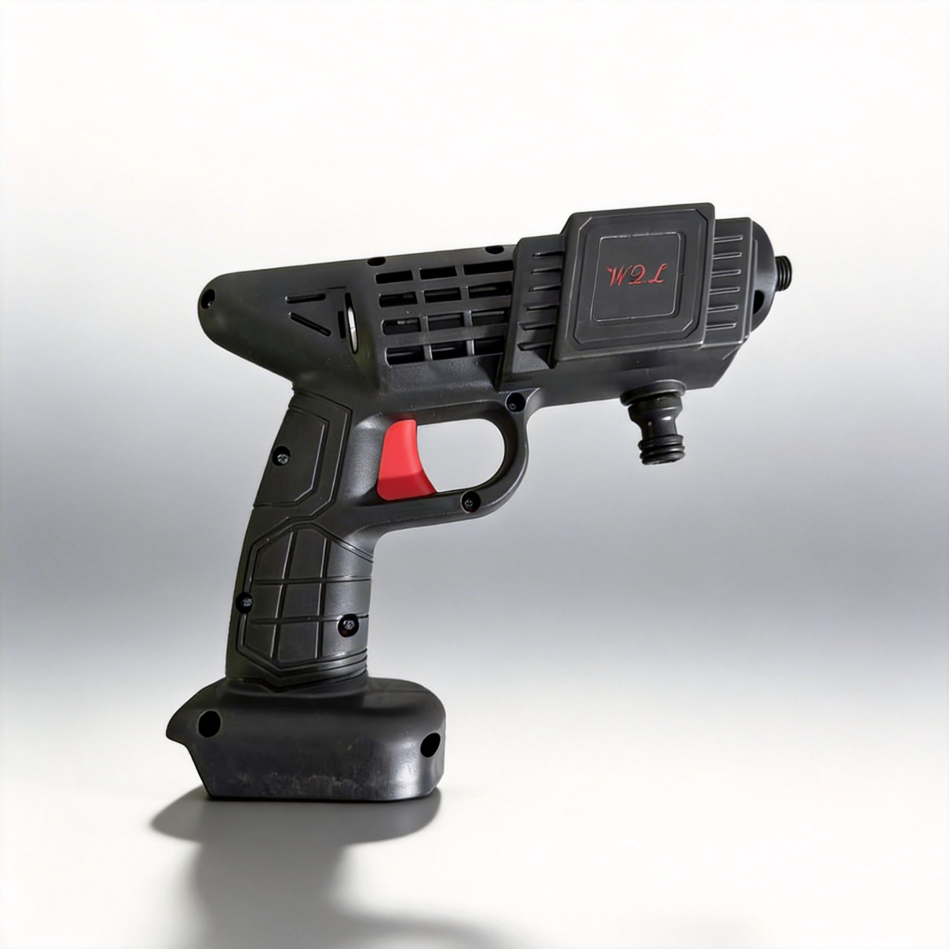 21V inalámbrico litio eléctrico de alto voltaje pistola de agua de lavado de automóviles portátil doméstico de alta potencia autoaspiración artefacto de lavado de automóviles al aire libre