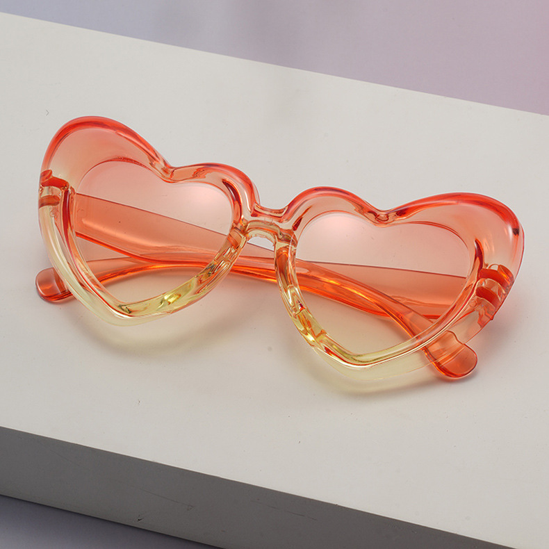 2025新款充气膨胀儿童爱心眼镜桃心宝宝太阳镜小孩墨镜SUNGLASSES|undefined