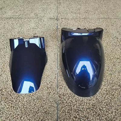 Sheep, Yadi electric vehicle accessories, standard — Motorcycle Fender - gemstone-blue-small-turtle-king-front-mudguard-comes-with-installation-screws