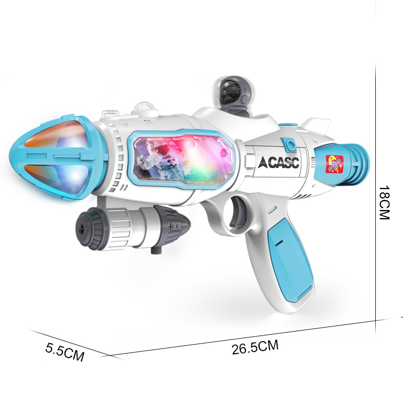 Nuevo sonido y luz eléctricos niños multifuncional pulverización de balas blandas pistolas espaciales para niños y niñas ametralladoras juguetes al por mayor