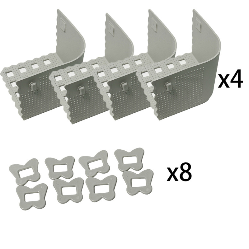 アップグレード版シリコンシーツ固定器防走滑り止めシーツ留め具ステルスベッドシングルベッド固定ブラケット|undefined