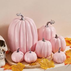 アマゾン7pcsシミュレーションカボチャ泡カボチャハロウィーン結婚式感謝祭装飾