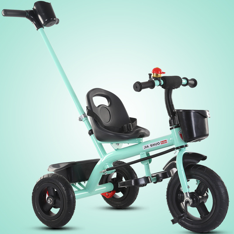Techo verde del lago con ruedas vacías de titanio - con mango de empuje + cinturón de seguridad + freno 2 en 1 ☆ ☆ ☆