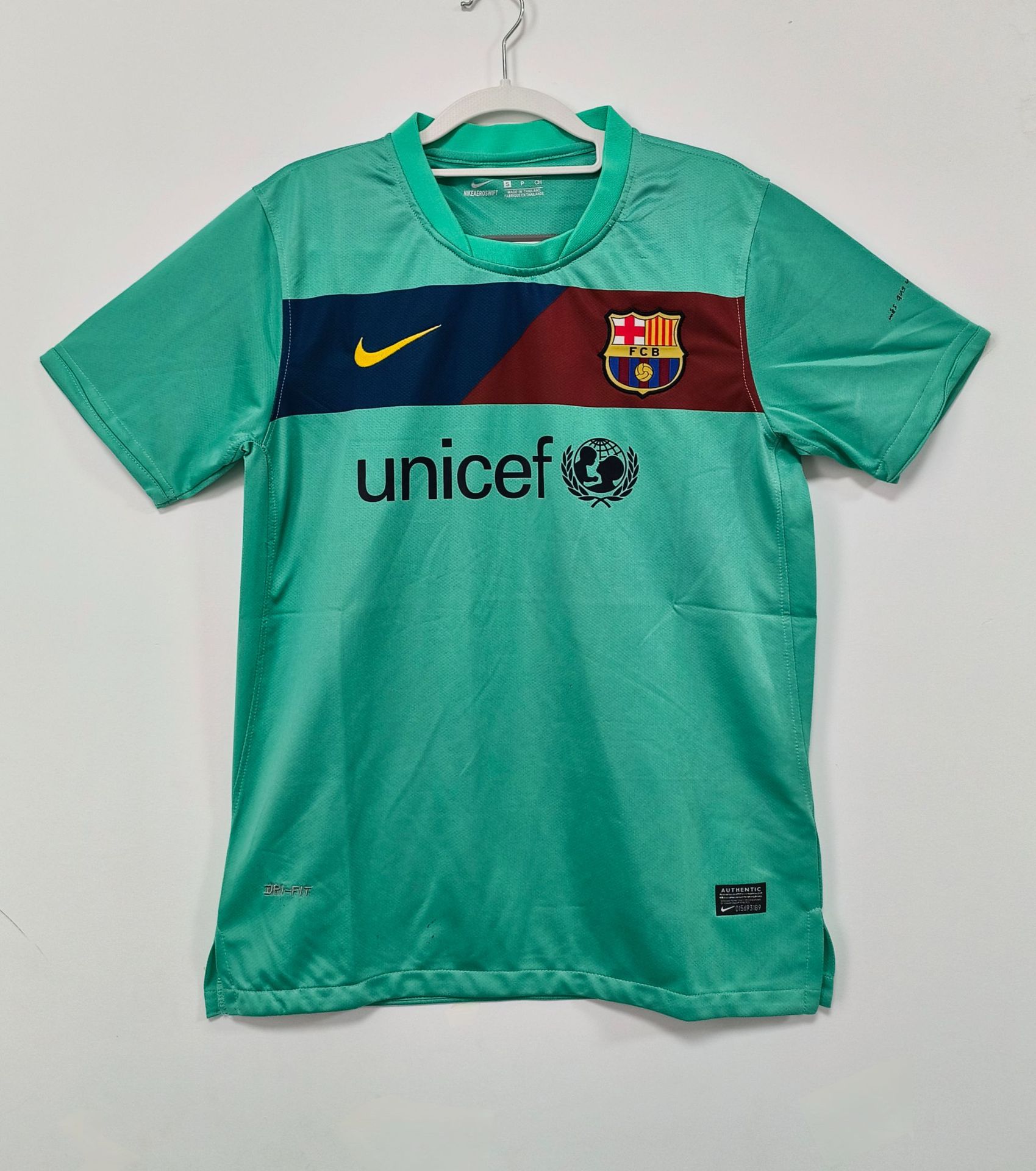 Camiseta de manga corta con cuello redondo y manga corta de malla suelta de verano para hombre 1011 Barcelona 2da distancia con estampado 3D