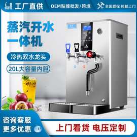蒸汽开水机奶泡机商用奶茶店自动冷热两用蒸汽奶泡机