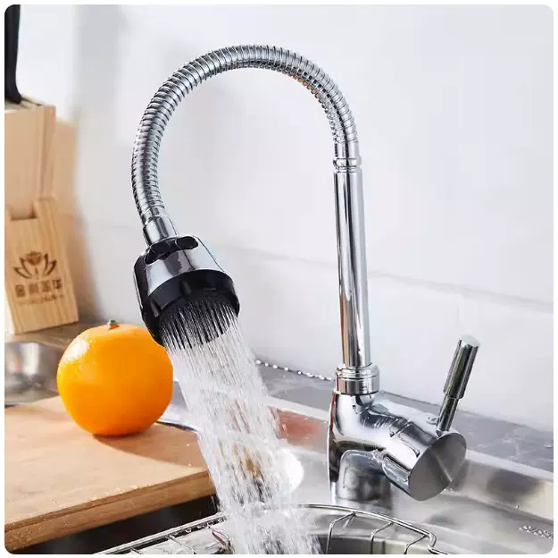 不锈钢厨房水龙头冷热水家用防溅水二合一洗菜盆冷洗手池龙头