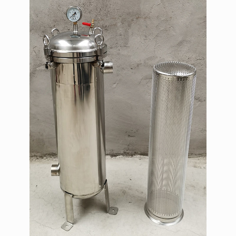 304不锈钢袋式过滤器初效精密柴油工业水井水泥沙澡堂大型过滤器