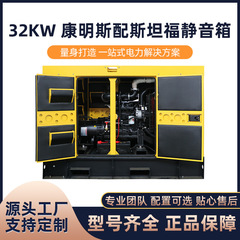 海柴工場の32kwカミンスターはスタンフォード (静スピーカー) のディーゼル発電ユニットの環境保護防雨防塵を配合しています。