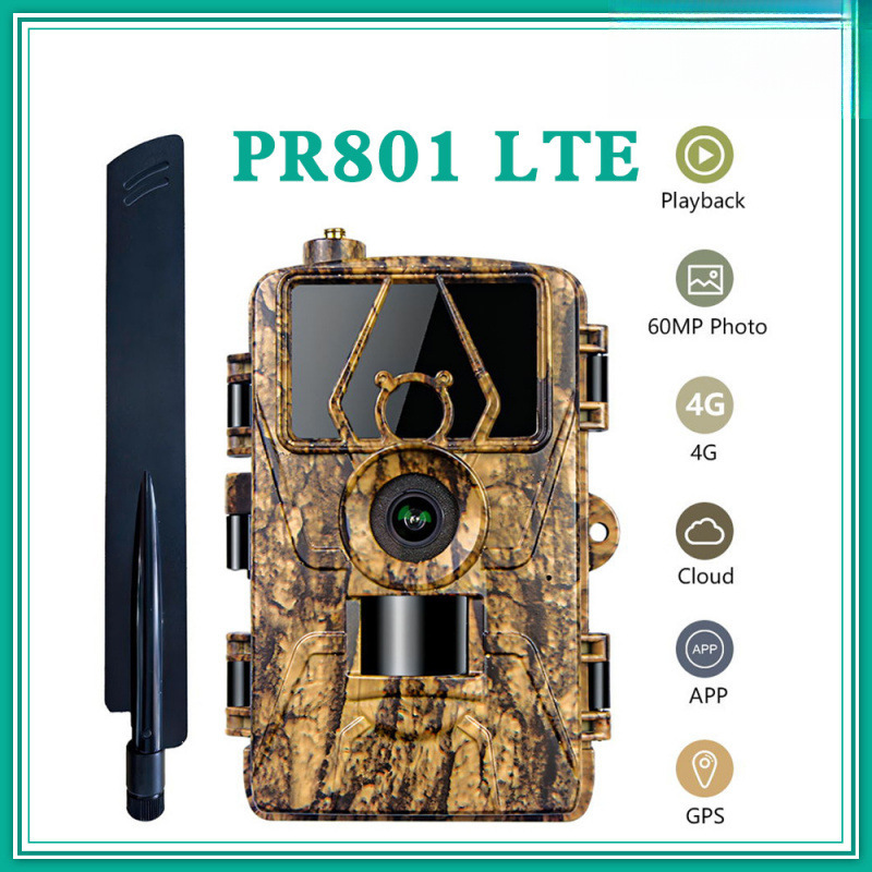 Cámara infrarroja 4G monitoreo inalámbrico remoto al aire libre HD cámara de caza al aire libre impermeable