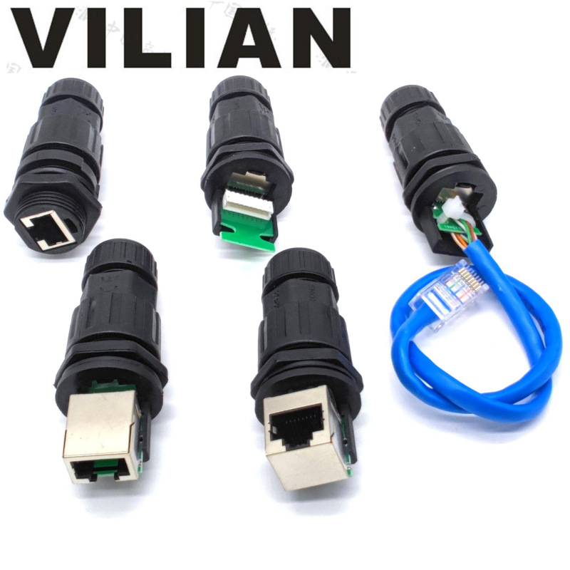 VILIAN-RJ45M20ʽֱ̫ͨˮDATAźͷ