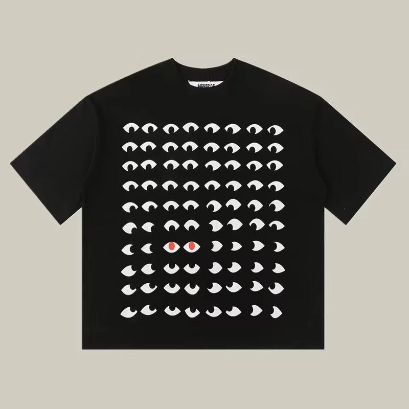 Cross-border Saint Michael House's casual T-shirt with hip-hop graphic print, loose fit, in stock