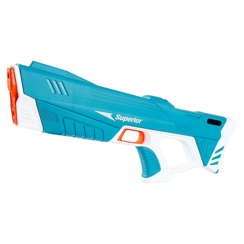 Pistola de agua eléctrica transfronteriza juguetes para niños al por mayor inducción automática absorción de agua pelo continuo pistola de agua piscina marea jugar agua lucha