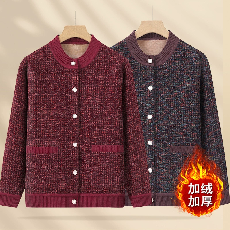 Плюшевая толстая мама осенняя и зимняя куртка короткая иностранная одежда