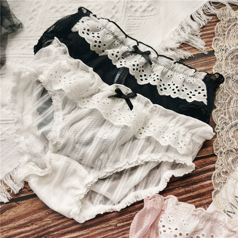 Elastic lace cute sexy underwear
