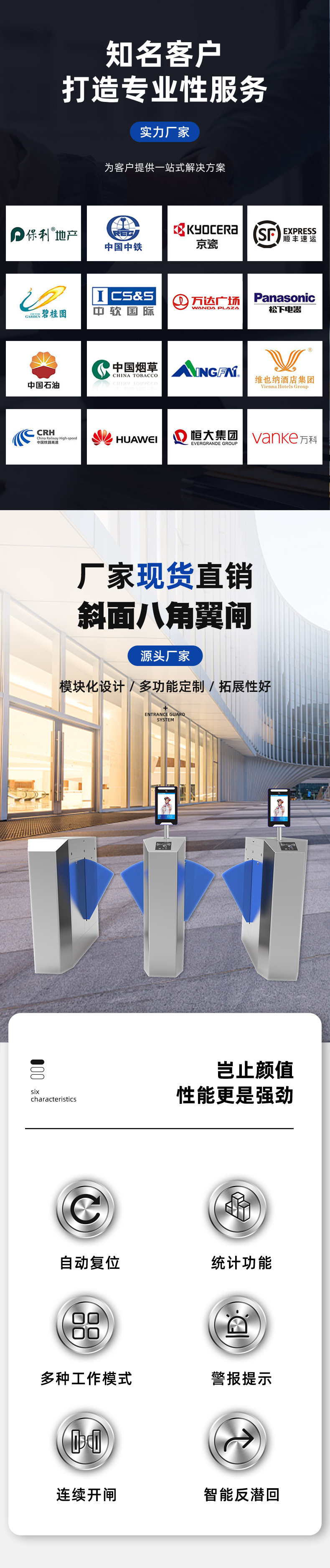 斜面八角翼闸详情图_02