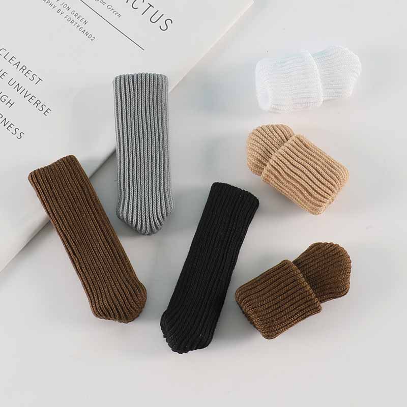 厂家直供双层针织加厚套椅子桌子凳子脚保护套耐磨椅子套桌椅脚垫