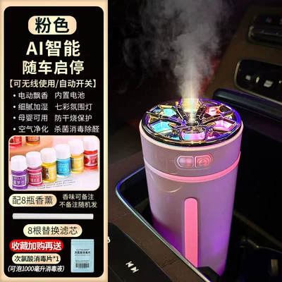 Car Odor Removal, Car – Hava təmizləyiciləri - car-start-and-stop-payment-powder-8-bottles-of-aromatherapy-8-filter-elements-free-1000ml-disinfectant