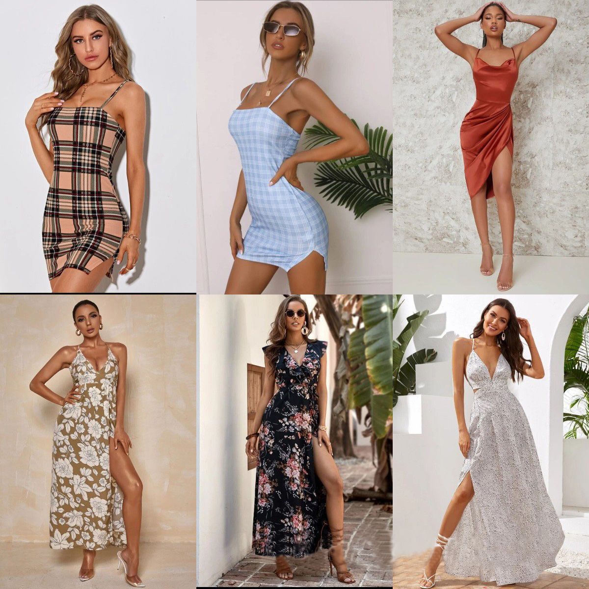 Vestido SHEIN europeo y americano, comercio exterior, moda, ropa de mujer, estilo misceláneo, fábrica de dress sexy, inventario de ropa, productos de cola al por mayor