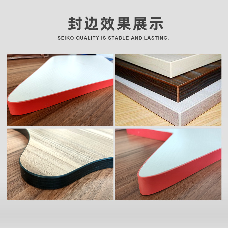 770 alimentación automática mini máquina de bandas de borde carpintería decoración del hogar pequeña curva línea recta máquina de bandas de borde del hogar Placa de sellado de placa libre de pintura