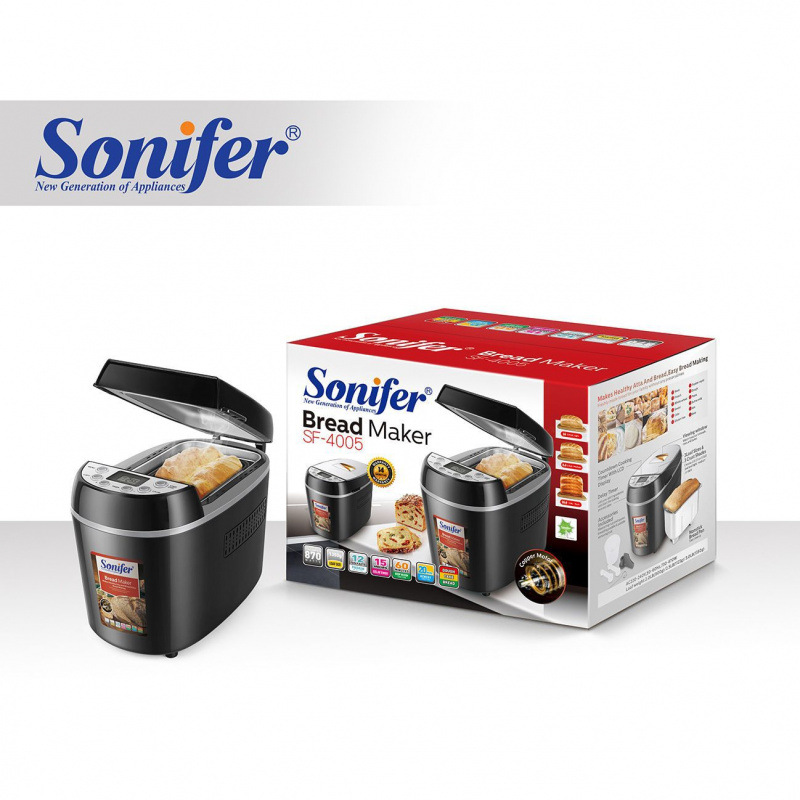 Sonifer fully automatic home baking and steaming bread maker