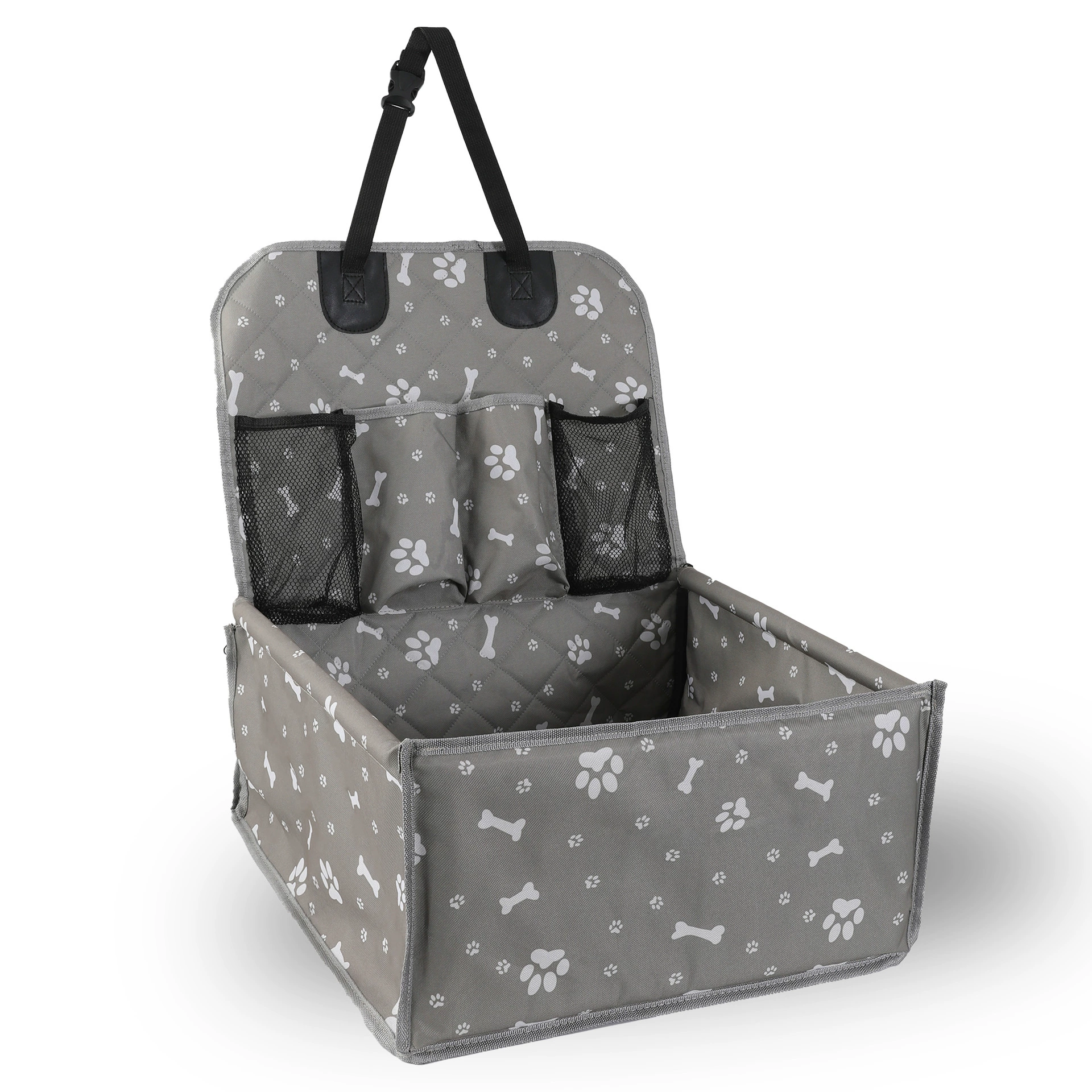 Новая сумка для перевозки животных в автомобиле, портативный коврик для питомцев для сиденья пассажира, вмещает большие автомобильные коврики для кошек и собак.