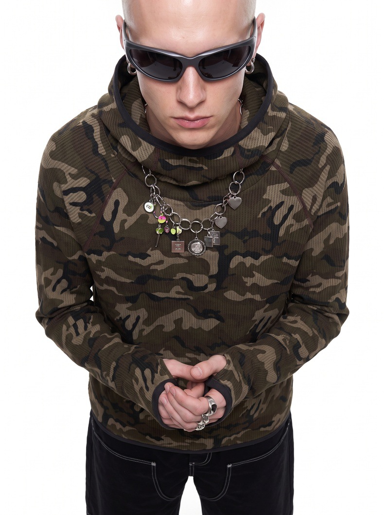 Inflation Camo 200g Hooded Hoodie
