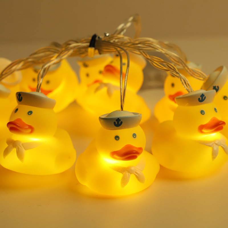 LED cadena de luz nueva lámpara de aluminio de aluminio decoración del dormitorio cadena de luz del día de los niños atmósfera luz de dibujos animados cadena de luz al por mayor