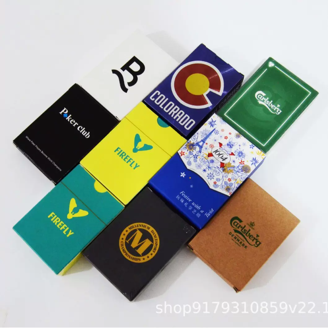 品牌塑料扑克定制印刷 礼品纪念品广告PVC扑克 防水扑克厂家定制