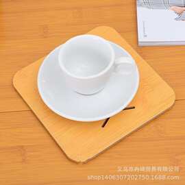2元店木质卡通隔热垫 餐桌垫 防滑锅垫 可爱茶杯垫子碗垫