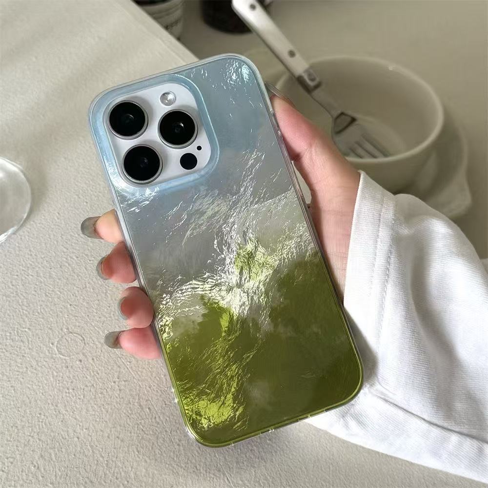 Gradient Color IPhone 16 Glacier Phone Case Suitable Fruit 17 Pro Max, Personalized For 14 Pro, 13, European And_voghion.com