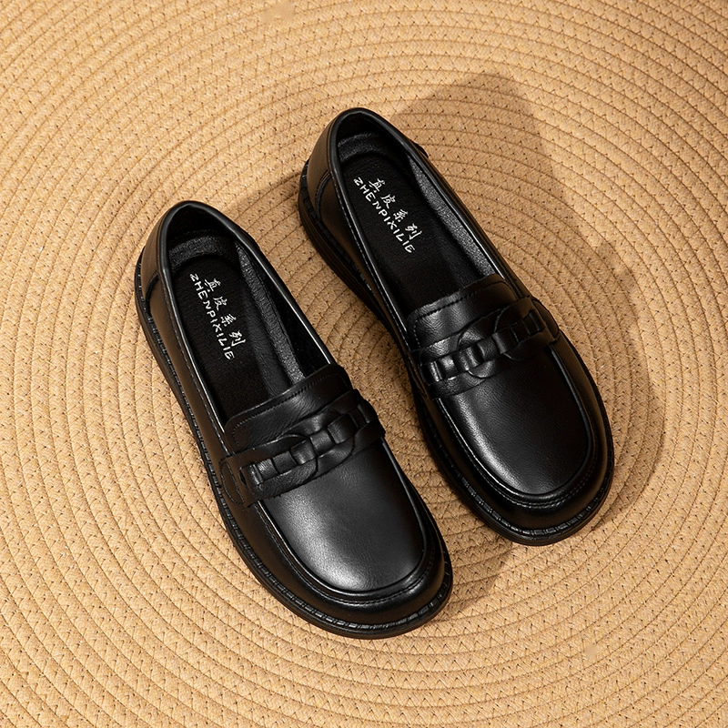 Фабрика прямых продаж новая не утомительная женская обувь обувь мама обувь удобная мягкая подошва легкая обувь среднего и пожилого возраста одиночная кожаная обувь с круглой головкой