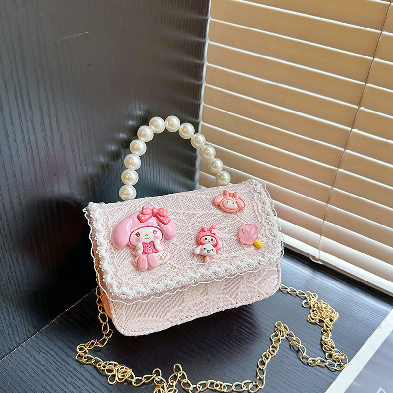 Nuevo niño Kulomi bolso de hombro de moda pequeño viento fragante bolso de niña para salir bolso de hombro coreano universal