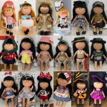 24cm西班牙土豆娃娃mia衣服娃衣洋娃娃6分BJD公仔土豆妹娃衣套装