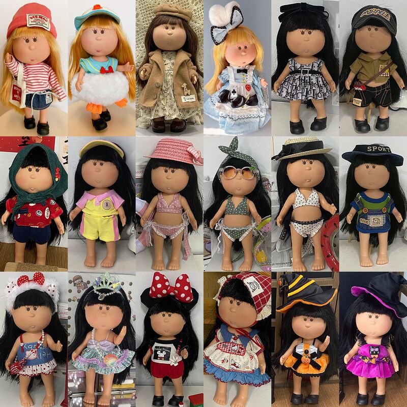 24cm Spanish Potato Doll Mia Clothes Doll Outfit 1/6 Bjd Doll Potato Girl Doll Outfit Set