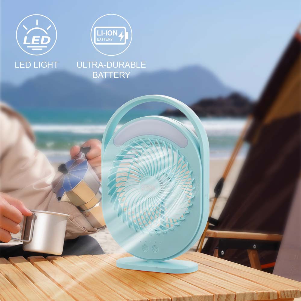 La marca Winning star es exclusivamente para comercio exterior, pequeño ventilador eléctrico con interfaz USB TYPE-C portátil de 7 pulgadas