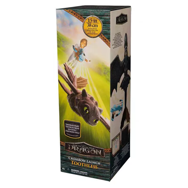 Оригинальный Dragon Trainer Movie Toothless Bow Dinosaur Model Launcher Toy