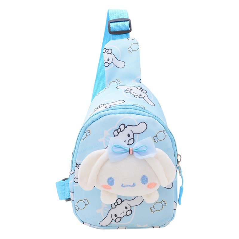 Autumn and Winter new cartoon cute children's bag coin purse messenger bag melody chest bag casual girls' shoulder bag