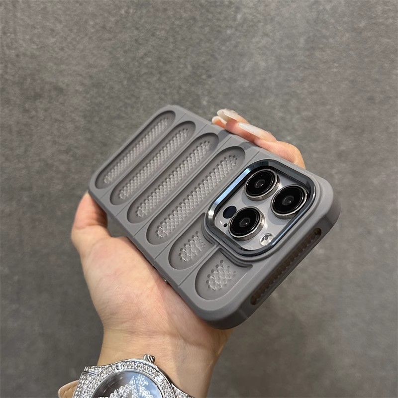 Ice Silk Armor Cooling Honeycomb iPhone Case