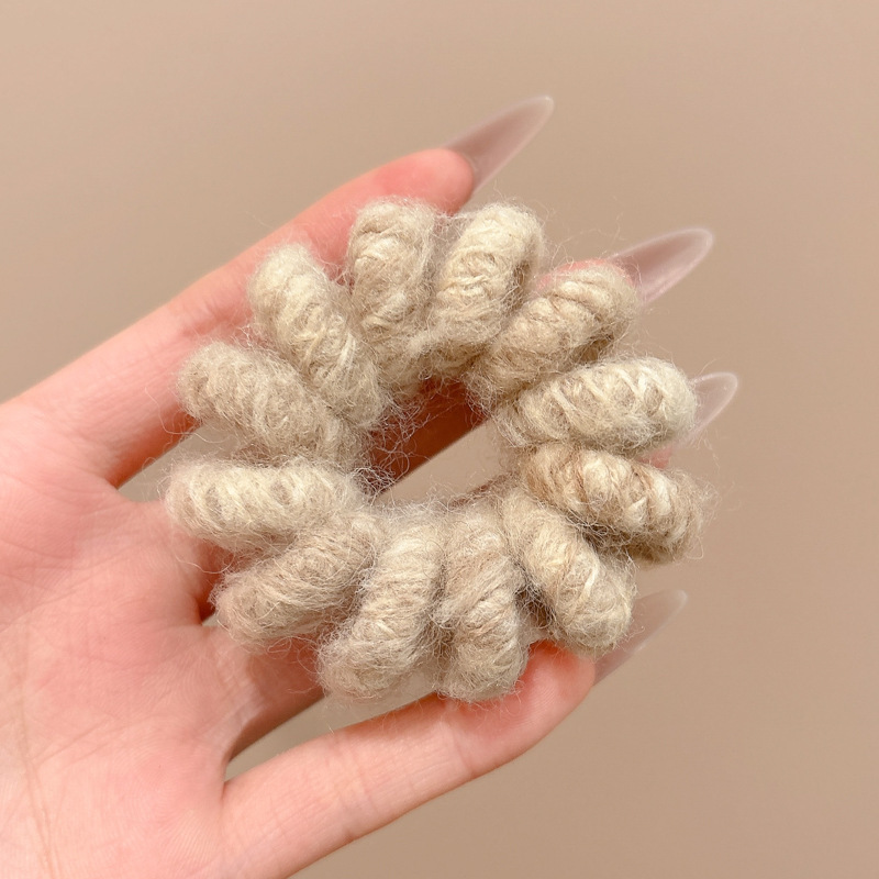 Coletero elástico sencillo de nuevo estilo 2026, banda para el pelo pequeña sin costuras para mujer, suave para el cabello, sujetador de cola de caballo.