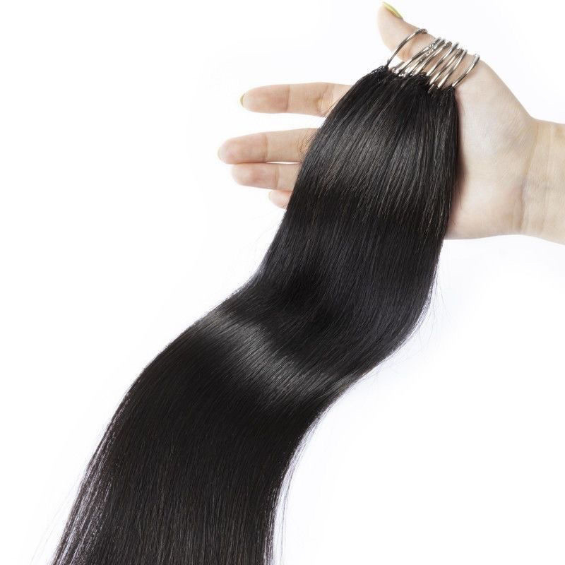 新品第二世代フェザーヘアエクステンション、本物の髪、第三世代フェザーオリジナルブレイドヘア、シームレスヘアエクステンション、本物の髪、再利用可能|undefined