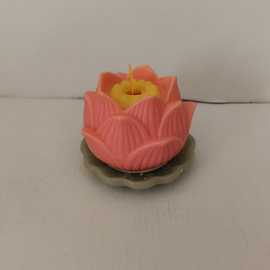 礼愿莲花烛佛前供灯家用无烟无味蜡烛乔迁还愿电池莲花灯源头厂家