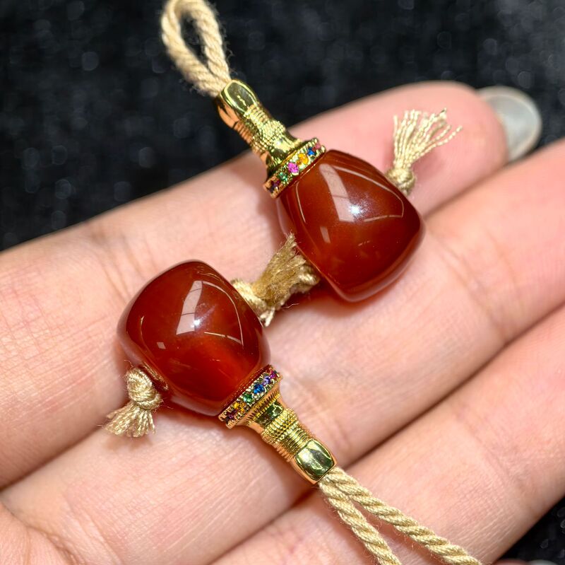 Natural Agate Split-Type Three-Way Connector DIY Accessory for Crafts, Paired with Star and Moon Coconut Shell Bracelet Accessories and Buddhist Components