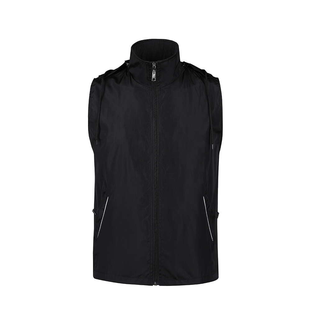 Primavera y otoño más cachemira ropa de trabajo cálida chaleco para hombres ropa exterior a prueba de viento e impermeable al aire libre chaleco de herramientas de lana polar personalizado